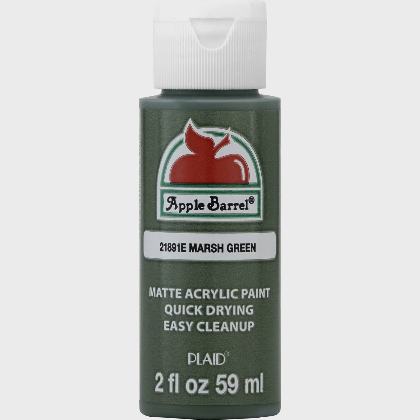 Apple Barrel Acrylic Craft Paint, Matte Finish, Elephant Gray, 2 fl oz 